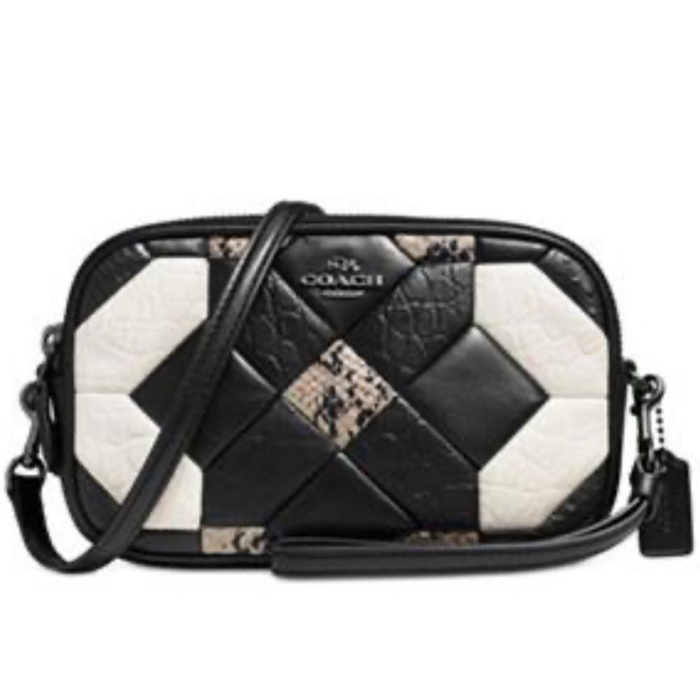Coach Canyon Quilt Leather Crossbody Clutch